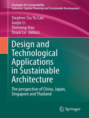 cover image of Design and Technological Applications in Sustainable Architecture